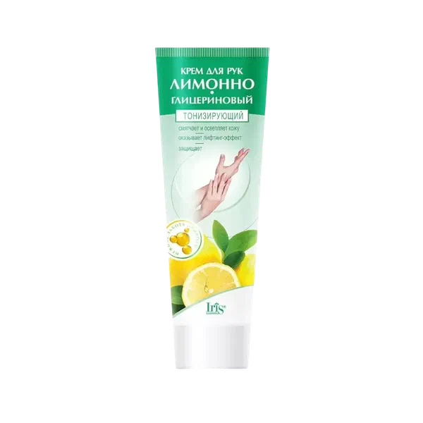 Крем д/рук Iris лимонно-глицерин тонизир. 100мл