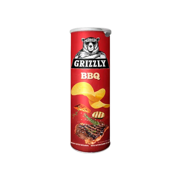 Grizzly Барбекю чипсылары 130г конт