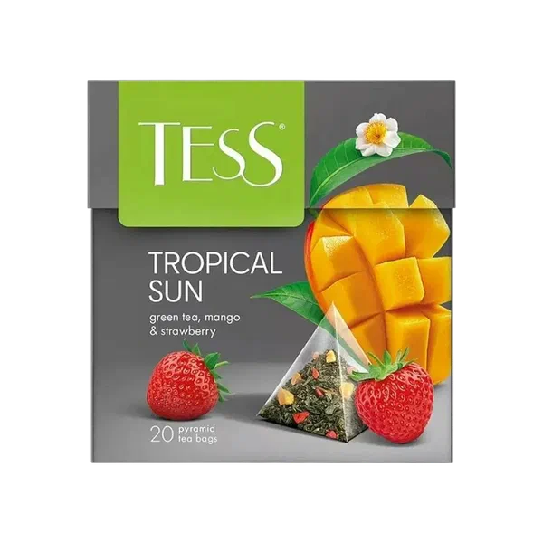 Чай Tess Tropical Sun зел 20пак/пир