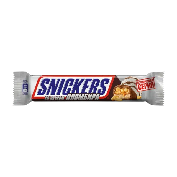 Snickers пломбир батончиги 81г