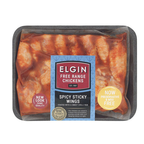 Elgin Chicken Spicy Sticky Wings