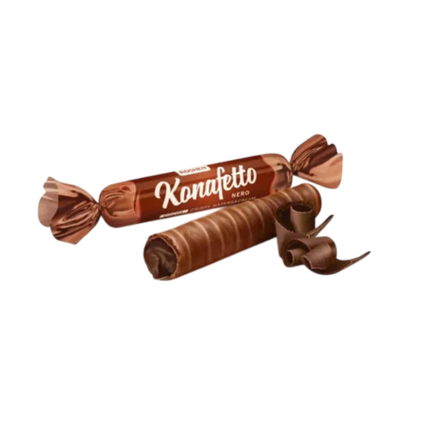 Конфеты шок. Roshen Konafetto nero вес