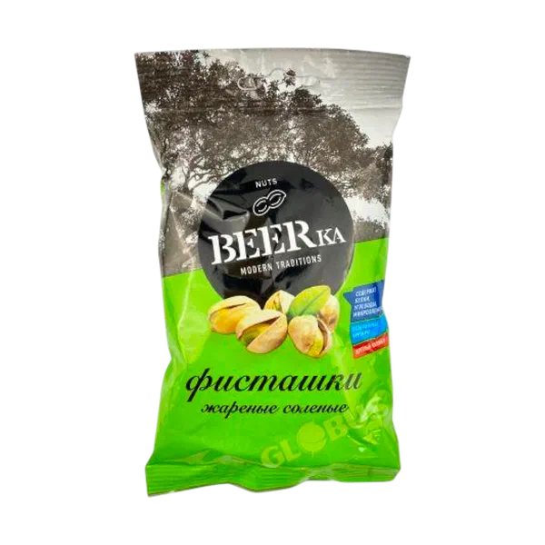 Beerka Мисте туздалган жаңгактары 80г п/п