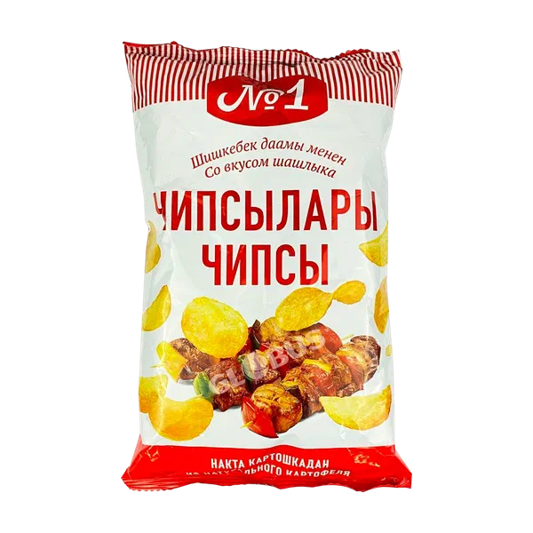 Чипсы №1 шашлык 140г PL1