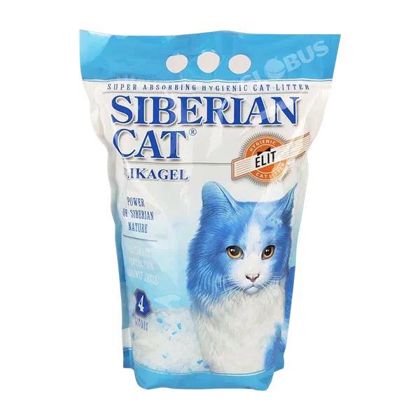 Наполн д/кош туалет Сибирская кошка силикогель 4л