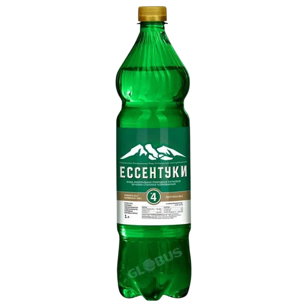Вода Ессентуки № 4 минерал. газ 1л п/б Россия 6