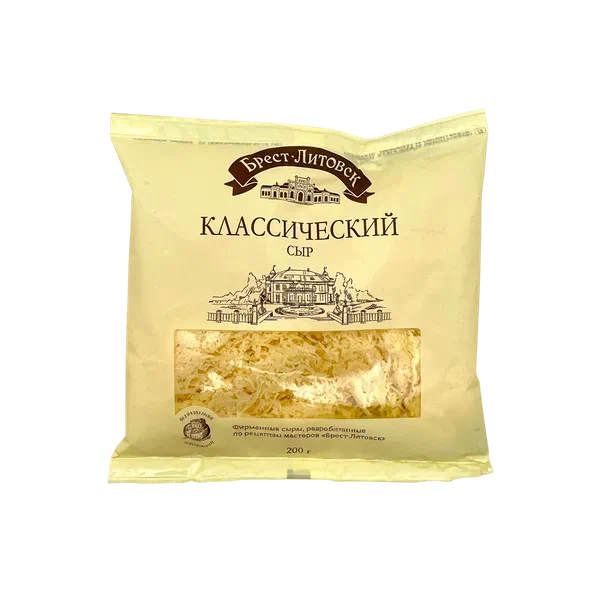 Сыр Брест-Литовск классич полутв. тертый 45% 200г РЦ