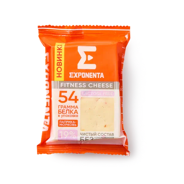 Сыр Exponenta Fitness Cheese паприка/морковь 19% 180г