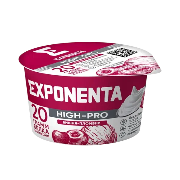 Экспонента Хай-Про алча/пломбир ичме йогурту 0% 160г