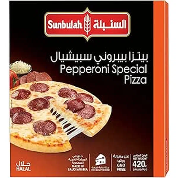 SUNBULAH SPECIAL PEPPERONI AND CHEESE STONE-BAKED PIZZA 300G
