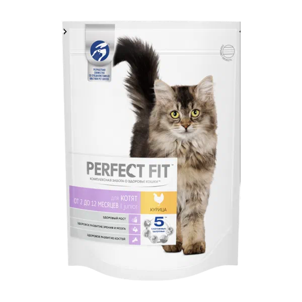 Корм д/котят Perfect fit курица 650г