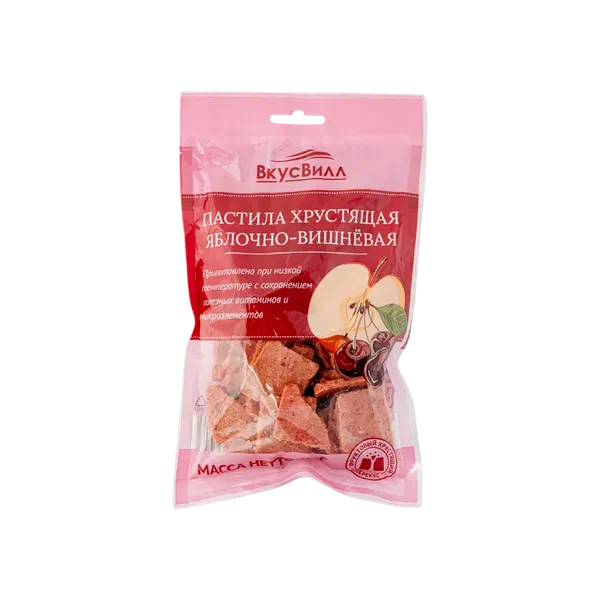 Пастила Вкусвилл яблоко вишня 75г