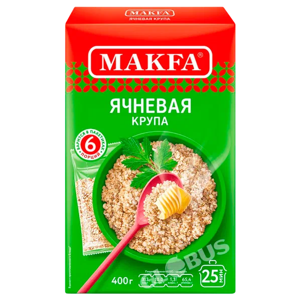 Макфа арпа акшагы 400г куту