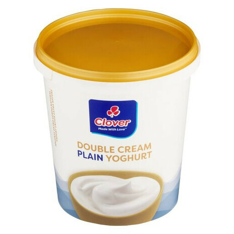 Clover Double Cream Plain Yoghurt 1kg