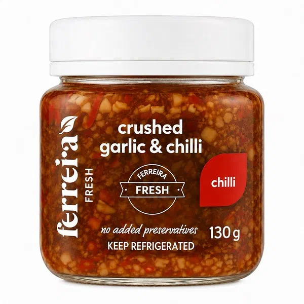 Crushed Garlic Chilli Mix 130g