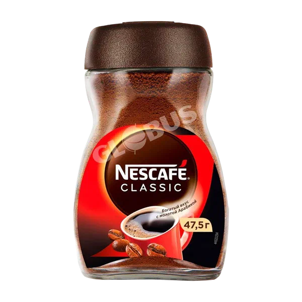 Кофе Nescafe Classic раств 47,5 г ст/б