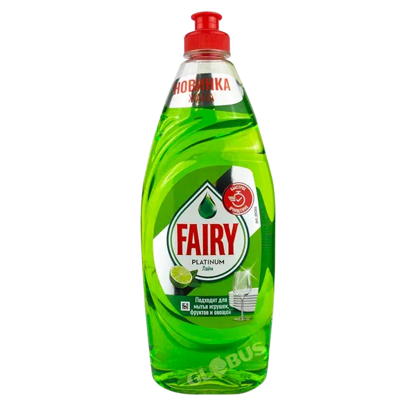 Средство д/мытья посуды P&G Fairy Platinum лайм 650мл