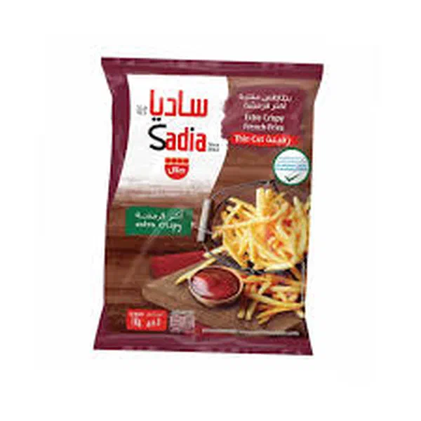 SADIA 6/6 EXTRA CRISPY THIN CUT FRENCH FRIES 1KG