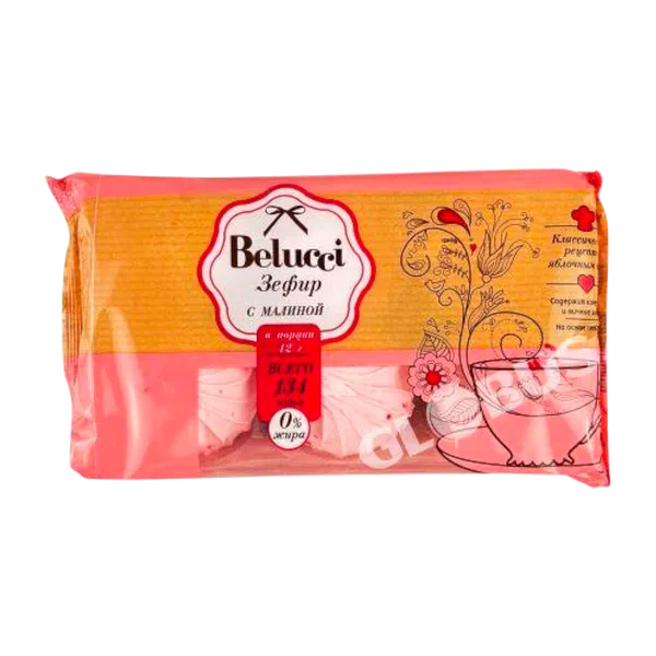 Зефир Яшкино Belucci c малиной 250г