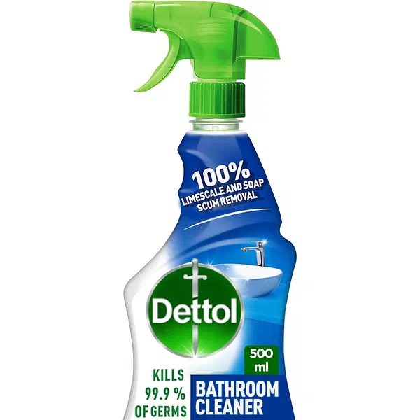 DETTOL ANTIBACTERIAL BATHROOM CLEANER STREAK-FREE SPRAY 500ML
