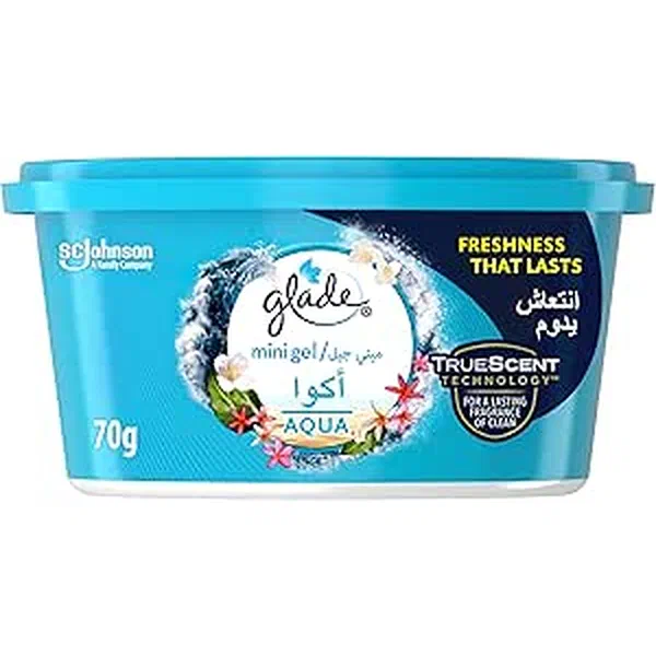 GLADE MINI GEL AQUA FRESH HOME AIR FRESHENER 70G