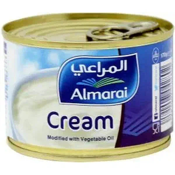 ALMARAI EASY-OPEN PLAIN STERILIZED THICK CREAM 170G