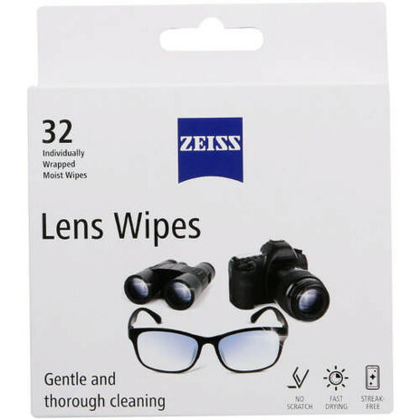 Zeiss Lens Wipes 32's