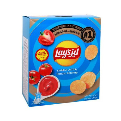 Lays Chips Tomatoktchp 21 Gm X12