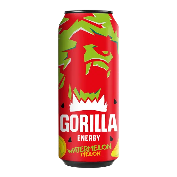 Напиток Gorilla арбуз и дыня энергет безалк.0,45л ж/б Россия 24