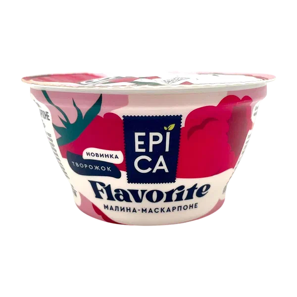 Epica Flavorite малина ж-а маскарпон быштагы 7,7% 130г