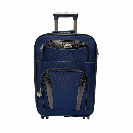 Soft Travel Trolley Dark Blue 28 Inch