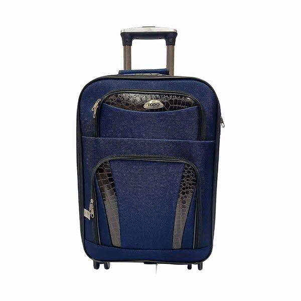 Soft Travel Trolley Dark Blue 28 Inch