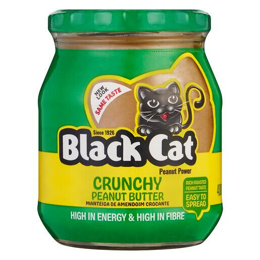 Black Cat Crunchy Peanut Butter 400g