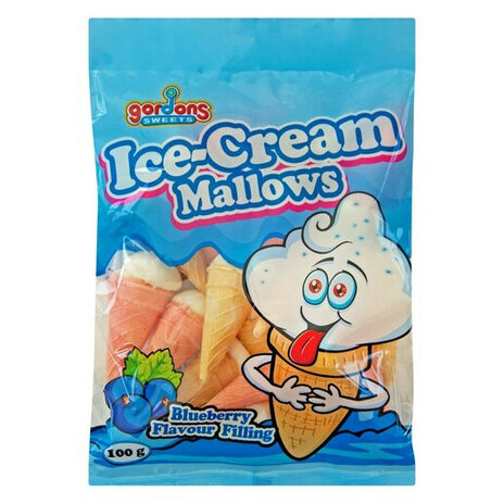 Gordons Sweets Blueberry Mallows 100g