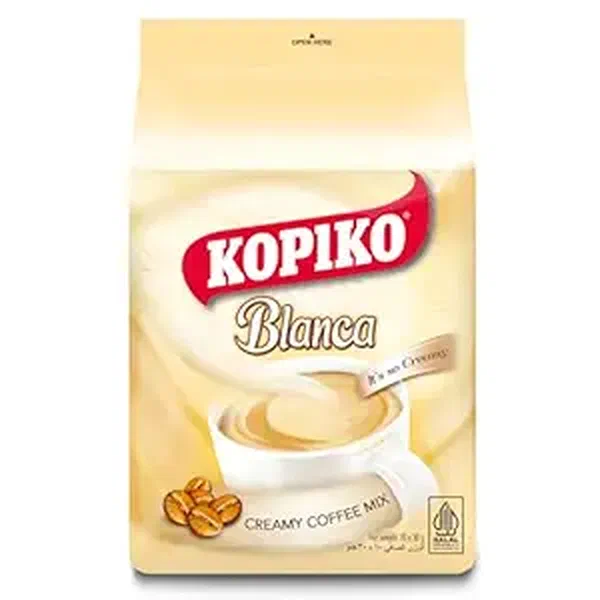 KOPIKO BLANCA 3-IN-1 CREAMY WHITE COFFEE MIX 30G SACHET