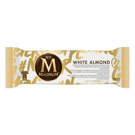 Magnum White Almond Ice Cream 100ml
