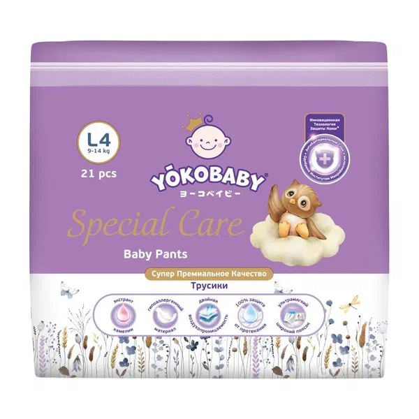 Трусики детск Special Care Yokobaby Mini L 21шт