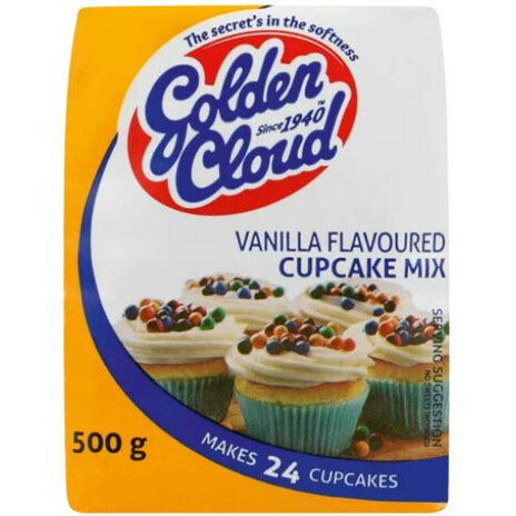 Golden Cloud Vanilla Cupcake Mix 500g