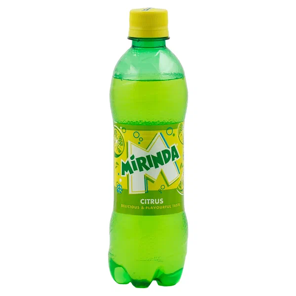 MIRINDA CITRUS SPARKLING FRUIT DRINK 500ML PET BOTTLE