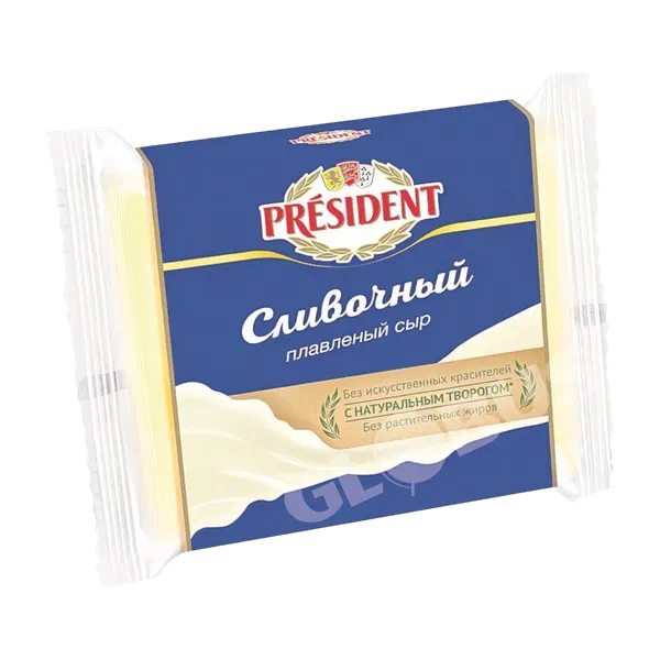 Сыр President сливочный в ломтиках 150г