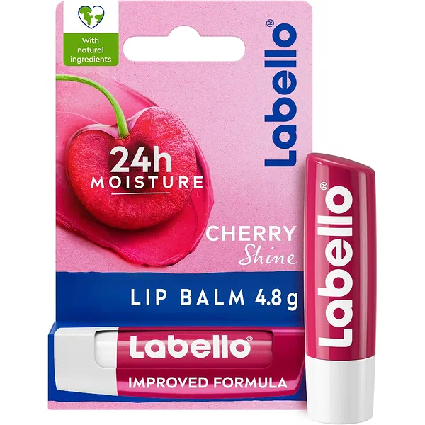 LABELLO CHERRY SHINE AROMATIC FRUITY LIP BALM 4.8G