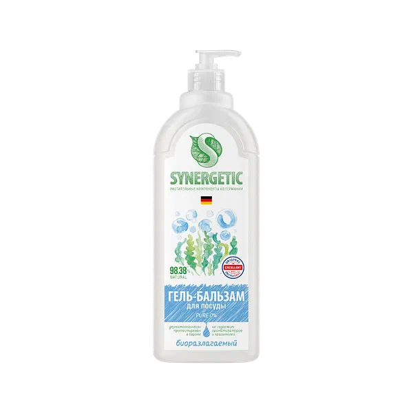 Synergetic идиш үчүн гель-бальзам Pure 0% 1л