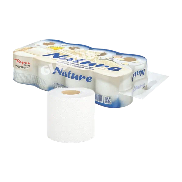 Бумага туал Nature Premium 2сл 8рул GL