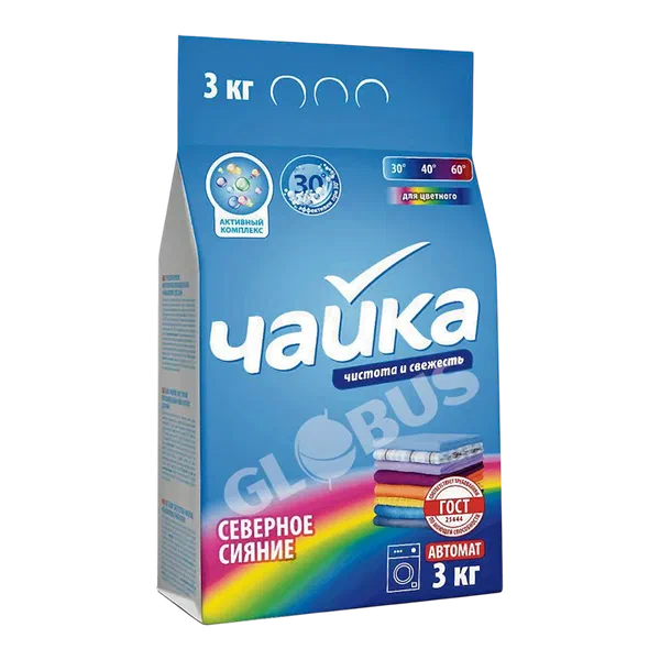 Порошок стир Чайка Северное Сияние авт 3кг
