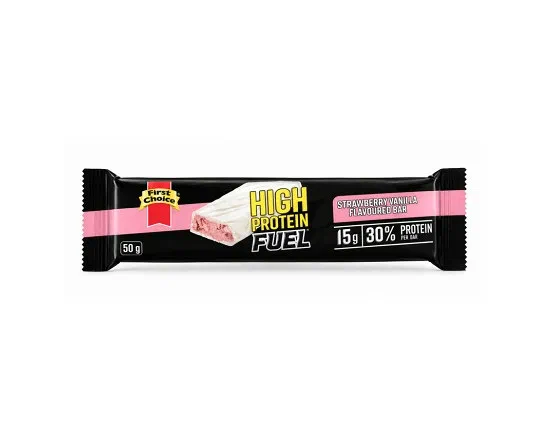 First Choice High Protein Bar Strawberry & Vanilla 50g
