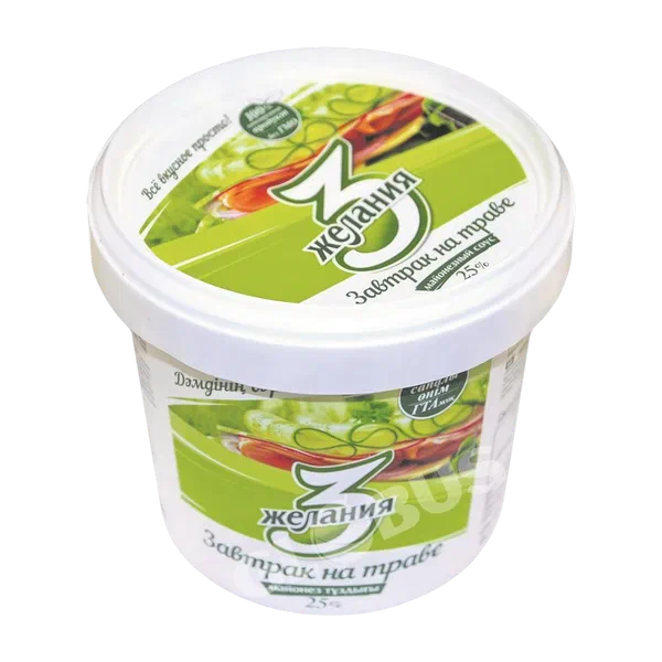 Майонез 3 желания Завтрак на траве 25% 800г Шедевр