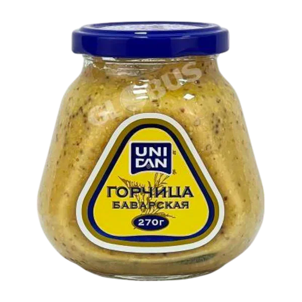 Горчица UNIDAN баварская 270г ст/б