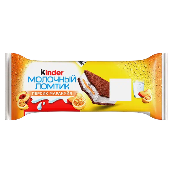 Kinder шабдаалы-маракуя сүттүү батончосу 28г