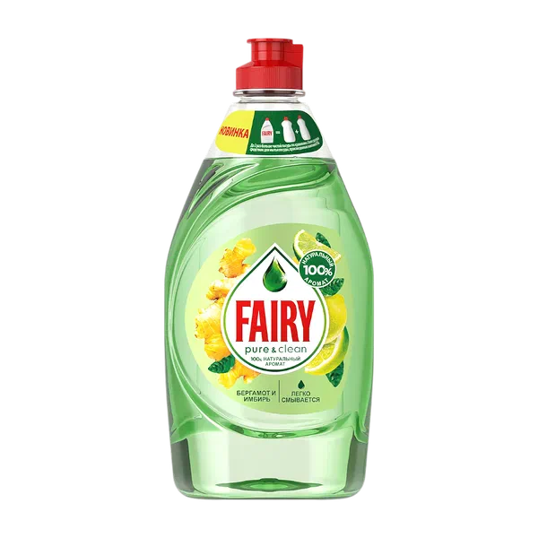 P&G Fairy Pure&Clean Бергамот/Имбирь идиш аяк жуу 450мл