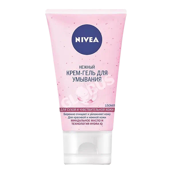 Nivea кургак/сезгич бет жуугуч гели 150мл 